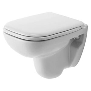 Duravit D-Code - WC sospeso Compact, bianco alpino 22110900002
