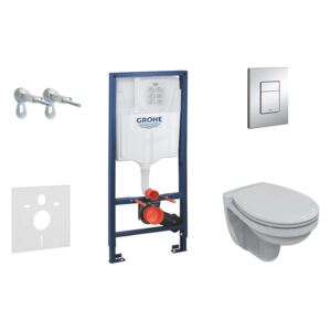 Grohe Rapid SL - Set per WC sospesi + vaso e copriwater softclose Ideal Standard Quarzo 38528SET-KD