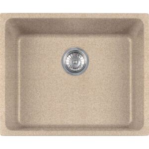 Franke Kubus - Lavello in granito KBG 110-50, 540x440 mm, riflessi di sabbia 125.0176.654