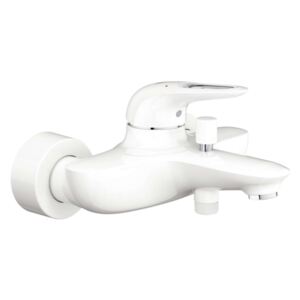 Grohe Eurostyle - Miscelatore monocomando per vasca da bagno, bianco luna/cromo 33591LS3