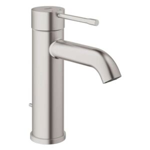 Grohe Essence - Miscelatore monocomando per lavabo con sistema di scarico, supersteel 23589DC1