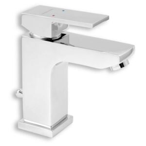 Novaservis Nobless Edge - Miscelatore da lavabo, con sistema di scarico, cromo 36001,0