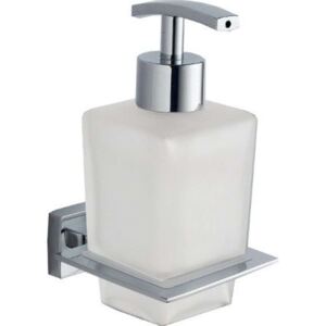 Aqualine Apollo - Dispenser sapone, cromo/vetro opaco 1416-19
