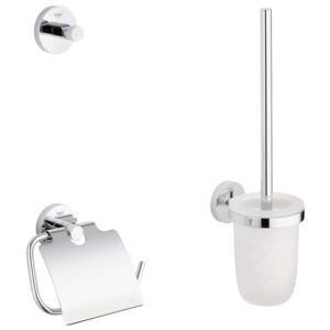 Grohe Essentials - Set accessori WC 3 in 1, cromato 40407001