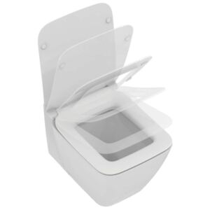 Ideal Standard Strada II - WC sospeso con sedile ultrapiatto SoftClose, Aquablade, bianco T359601