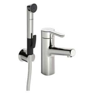 Hansa Designo - Miscelatore da lavabo con doccetta estraibile, cromato 51702201