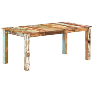 Tavolo da Pranzo in Legno Massello di Recupero 180x90x76 cm