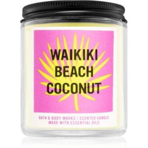 Bath & Body Works Waikiki Beach Coconut candela profumata 198 g