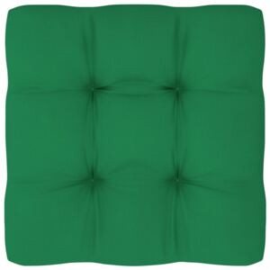 VidaXL Cuscino per Divano Pallet Verde 80x80x12 cm