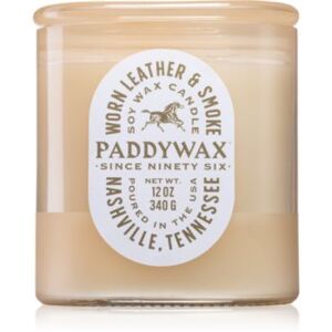 Paddywax Vista Worn Leather & Smoke candela profumata 340 g