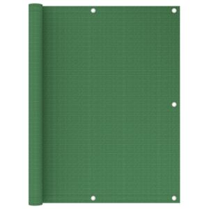 VidaXL Paravento da Balcone Verde Chiaro 120x500 cm in HDPE