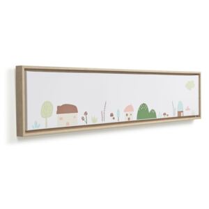 Kave Home - Quadro Leshy multicolore 110 x 25 cm