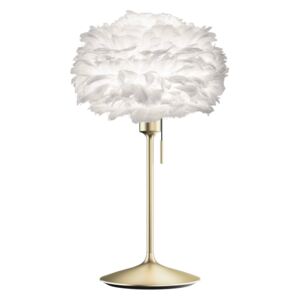 UMAGE Eos mini da tavolo bianco, champagne ottone