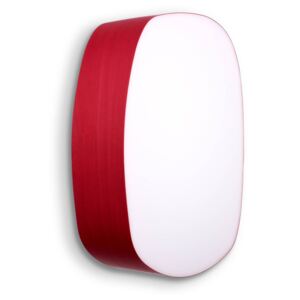 LZF Guijarro Medium applique LED, rosso