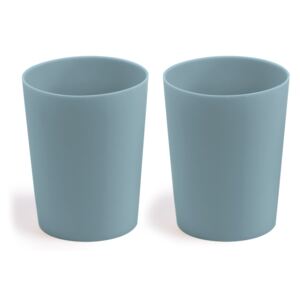 Set Epiphany di 2 bicchieri in silicone azzurro