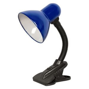Top Light - Lampada con Clip 1xE27/60W/230V blu