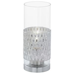 Eglo 94619 - Lampada da tavolo TORVISCO 1xE27/60W/230V cristalli