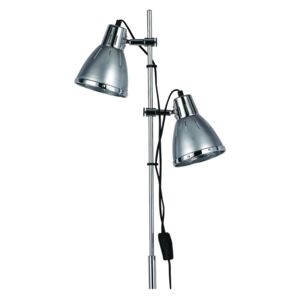 Ideal Lux - Lampada da terra 2xE27/60W/230V argento
