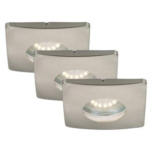 Briloner - SET 3xLampada LED da incasso per bagno ATTACH 3xGU10/4W/230V IP44