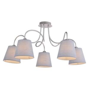 Lampadario a sospensione con supporto rigido LUK 5xE14/40W/230V