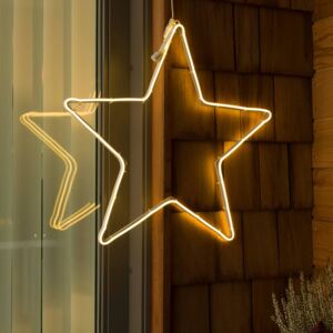 Profilo LED a stella per finestra, da esterni