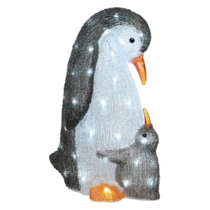 Figura luminosa LED a forma di pinguino