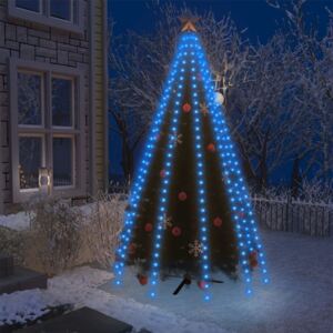 VidaXL Rete di Luci per Albero di Natale con 300 LED Blu 300 cm