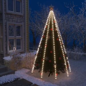 VidaXL Rete di Luci per Albero di Natale 400 LED Bianco Freddo 400 cm