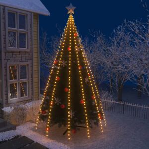 VidaXL Rete di Luci per Albero di Natale con 500 LED IP44 500cm