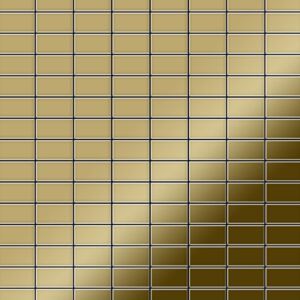 Alloy Bauhaus-ti-gm Mosaico Metallo Solido Titanio Oro