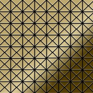 Alloy Deco-ti-gm Mosaico Metallo Solido Titanio Oro