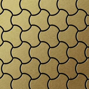 Alloy Ubiquity-ti-gb Mosaico Metallo Solido Titanio Oro
