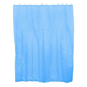 Gebor Tenda doccia Peva di tendenza - Bagno - Blu acqua - con anelli di