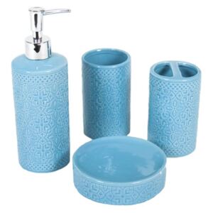 Gebor Simpatico set da bagno in ceramica 4 pezzi - Ceramica - Dispenser di