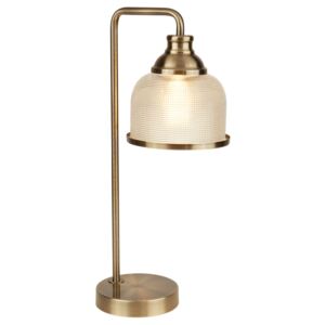 Lampada da tavolo Bistro II vetro holophone/ottone