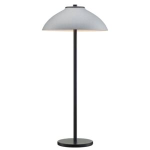 Lampada da tavolo Vali, 50 cm, nero/grigio