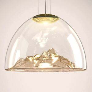 Axolight Mountain View lampada ambra-oro