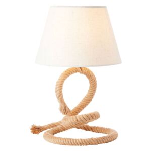 Lampada da tavolo Sailor con telaio di corda