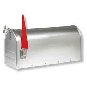 Mailbox USA con bandierina, alluminio