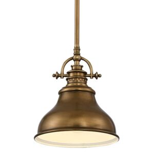 Lampada a sospensione Emery 1 luce ottone Ø20,3 cm