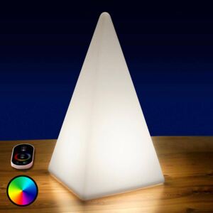 Piramide LED RGB con accumulatore, 36 cm