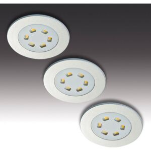 Kit da 3 luci LED da incasso R 55