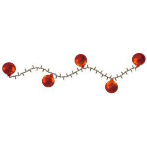 Catena luminosa LED 2in1, Cranberry rosso, 550 LED