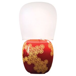 Hive - lampada da tavolo in ceramica, rossa