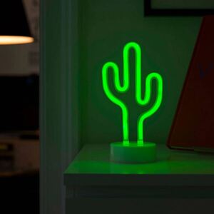 Lampada decorativa LED Cactus, a batteria