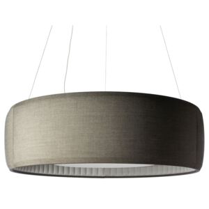 Luceplan Silenzio sospensione LED, grigio Ø 150 cm