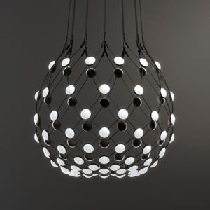 Luceplan Mesh sospensione lunga 5 m Ø 80 cm