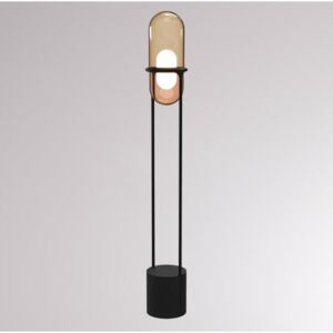 LOUM Pille lampada LED da terra champagne/rame