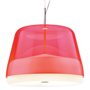 Prandina La Belle S5 lampada a sospensione rossa