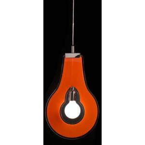 Originale lampada a sospensione Flat, arancione